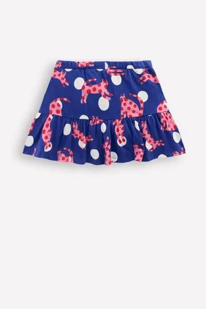 Boden Tiered 100% Cotton Jersey Skort134140cm