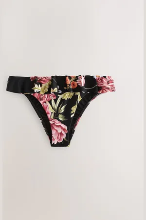 Next Bas de bikini à volants et jambe haute