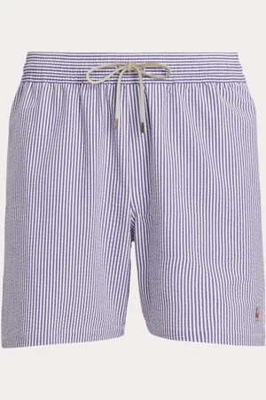 Ralph Lauren Short de bain Traveller Classic en seersucker à logoS