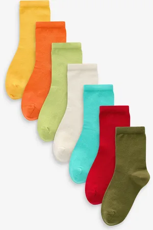 Next Chaussettes en coton riche uni 7 LotUK 3 - 5.5 Jnr
