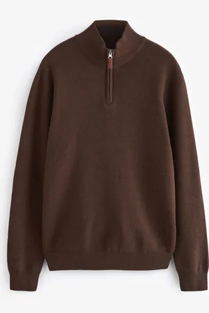 Next Coupe classique 100% Coton Premium Quarter Zip PullXS Reg