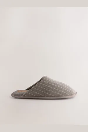 Next Chaussons mules rayés