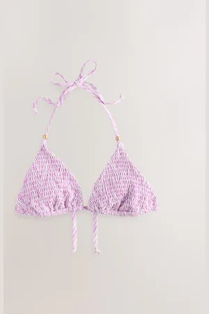 Next Haut de bikini triangle froncé