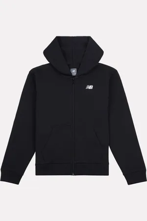 New Balance Kids French Terry Small Logo Zip 100% Cotton Hoodie140146cm