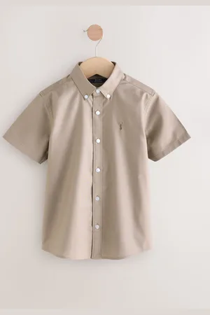 Next Manches courtes Coton riche Oxford Chemise (3-16ans)122128cm