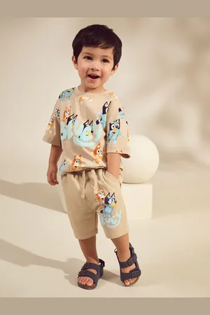 Next Blue All-Over-Print T-Shirt & Shorts Set (3mths-8yrs)98104cm