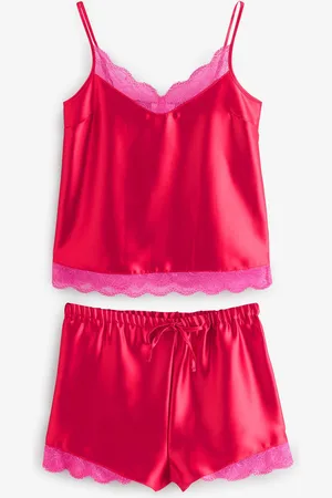 Next Lace Trim Cami Shorts Set Pyjamas38