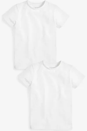 Next Manches courtes Coton 100% Cotton T-shirt 2 Lot (3-16ans)5 ans (110cm)