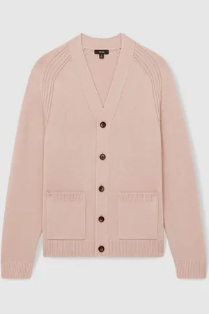 Reiss Nimbus Wool-Blend Ridge-Seam Cardiganxlarge