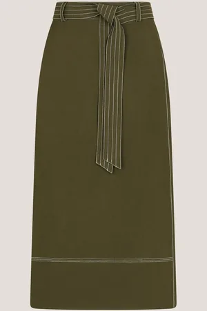 Monsoon Katya Cravate Waist Mi-long JupesTrès grand