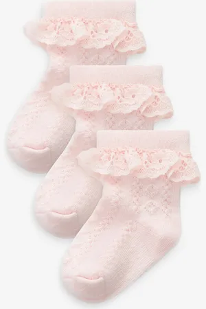 Next Lot de 3 paires de chaussettes bébé en dentelle1 - 2 ans (80 - 92cm)
