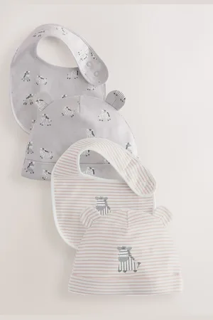 Next Beanie and Bib Baby Set 4 Piece (0-12mths)50cm