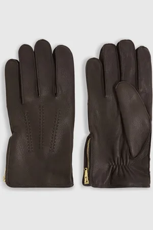 Reiss Iowa - Gants en cuir à fermeture éclairS