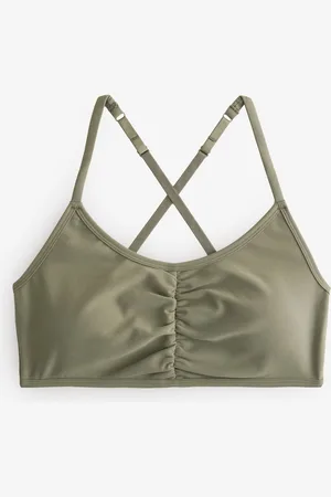 French Connection Low Impact Ruched Front Sports Soutiens-gorge38