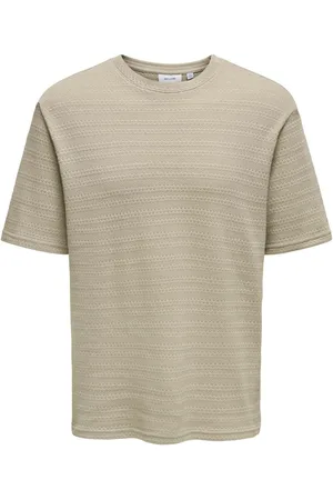 Only & Sons Textured Short Sleeve T-ShirtMédium