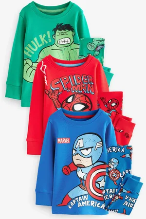 Next Se blottir 100% Cotton Pyjamas 3 Lot (9mths-8yrs)12 - Mois 18 (80 - 86cm)