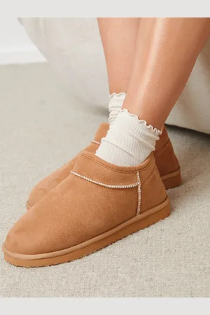 Threadbare Bottes en daim doublées de fausse fourrure