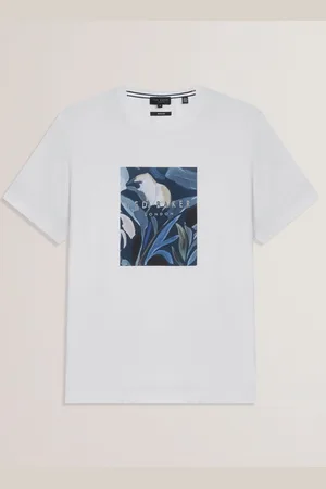 Ted Baker Justino Manches Courts Box Imprimé T-shirt graphique 100% cotonTrès grand