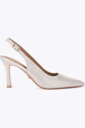Carvela Cream Corletta Sling Court Shoeseu38