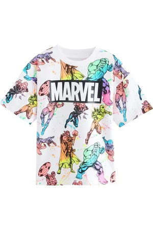 Next 100% Coton Marvel Avengers Licence Manches courtes T-shirt (3-16ans)128134cm