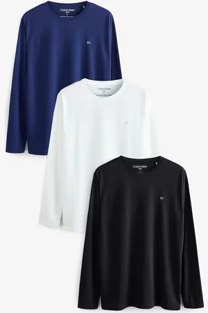 Calvin Klein Assorted Long Sleeve T-Shirts 3 PackTrès grand