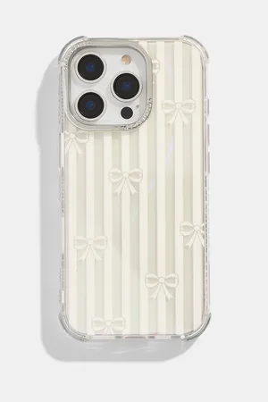 Skinnydip Bow Stripe Shock iPhone Caseun