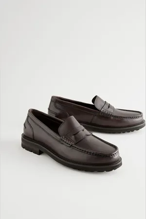 Next Mocassins en cuir à semelle crantée