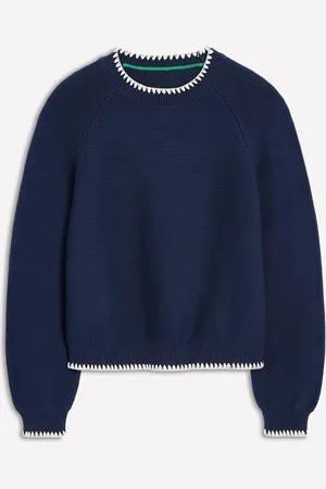 Boden 100% Cotton Lena Stitch Detail JumperS