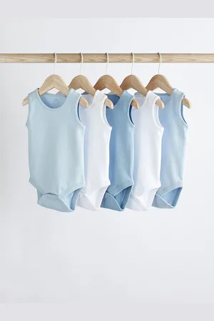 Next Lot de 5 bodies sans manche pour bébé3 - Mois 6 (62 - 68cm)