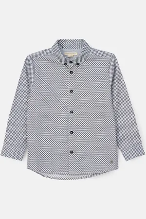 Angel & Rocket 100% Cotton Geometric Print Shirt104110cm