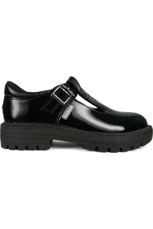 Toezone Pia Patent T-Bar Flower Chaussures d
