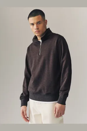 Next Jersey Cotton Rich Quarter Zip Sweat-shirt5X-Large