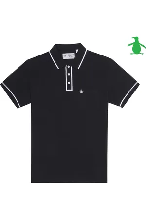 Original Penguin Polo Earl en piqué à col à liserésM