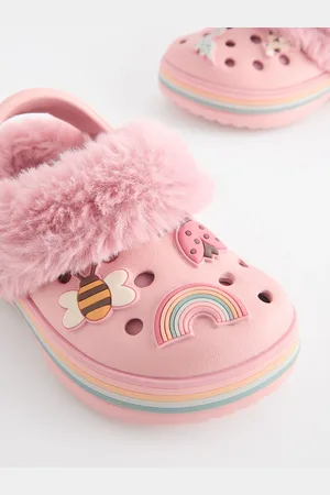 Next Character Faux Fur Lined Clog Slippers
