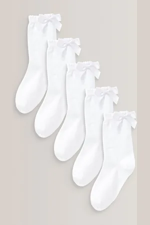 Next Paquet de 5 chaussettes scolaires à cheville en coton riche NaudUK 9-12 Jnr