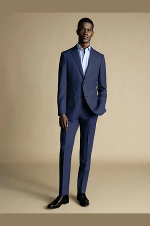 Charles Tyrwhitt Costume slim Sharkskin Ultimate Performance: veste50 Régulier (UK 40 R)