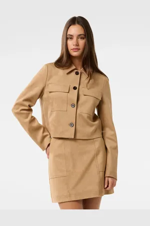 Forever New Tyla Vegan Suede Jacket34