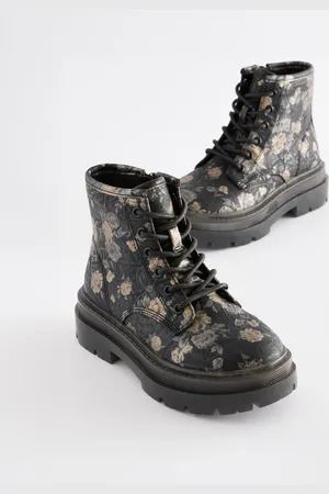 Next À lacets Chunky Ankle Bottes