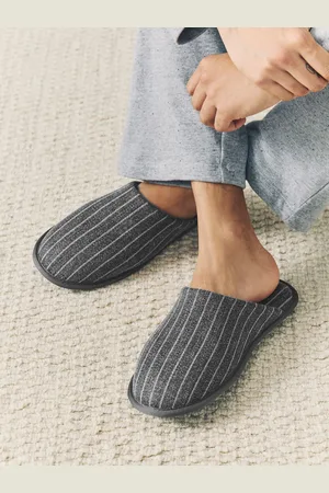 Next Chaussons mules rayés