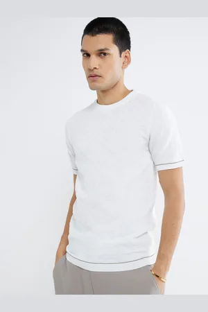 River Island Checkerboard Muscle Fit T-ShirtTrès grand