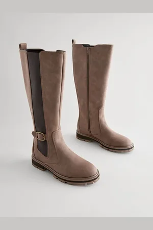 Next Forever Comfort Knee High Buckle Chelsea Bottes