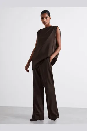 Reiss Camille Atelier Satin Top tunique en laine40