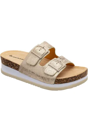 Dunlop Twin Strap Wedge Footbed Muleseu38