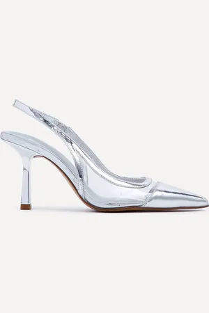 Linzi Sandales à talons Shyla en perspex style écharpe arrière