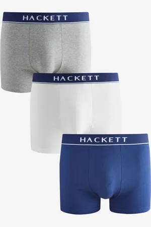 Hackett 3 Pack Multi Cotton Elastane Boxer TrunksTrès grand