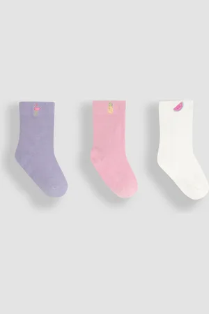 JoJo Maman Bébé Printed Socks 3 Pack8692cm