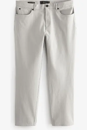 Next Straight Fit Textured Smart Chinos with Stretch34W x 35L (UK 34 XL)