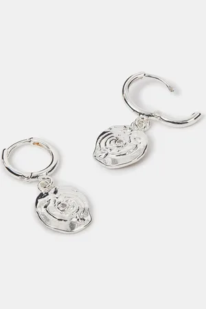 Accessorize Plated Sterling Shell Drop Earringsun