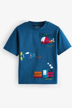 Next 100% Coton Manches courtes Transport T-shirt (3mths-7yrs)1.5 - 2 ans (86 - 92cm)