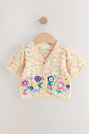 Next Embroidered Flower Cardigan (3mths-7yrs)6874cm